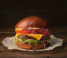 Бургер с телятиной