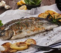 Форель на мангале