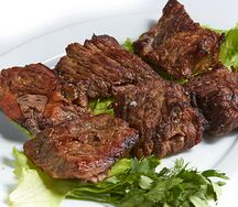 Шашлык из бараньей мякоти