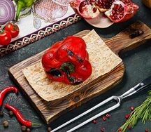 Перец болгарский на мангале