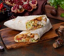 Шаурма куриная на углях