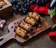 Рулетики из баклажанов