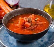 Борщ с мясом