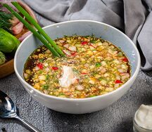 Окрошка на квасе