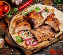 Шашлык из свиных ребер