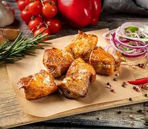 Шашлык из cвинoй шейки