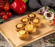 Шампиньоны на мангале