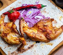 Цыпленок табака на углях