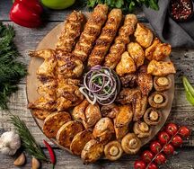 Ассорти шашлыков из курицы