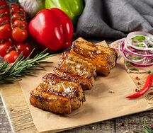 Шашлык из свиных ребрышек