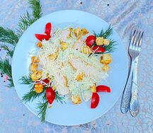 Цезарь с курицей