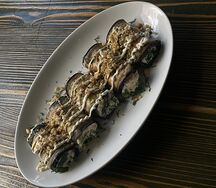 Баклажановые рулетики