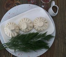 Хинкали с бараниной