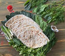 Лепешка с зеленью (женгялов хац)