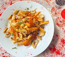 Картошка по-домашнему с грибами