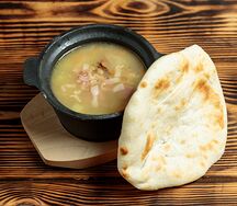 Суп гороховый с бужениной