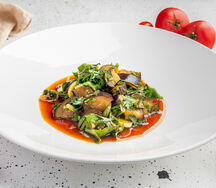 Баклажаны в ярком маринаде