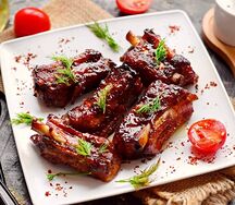 Шашлык из свиных ребрышек