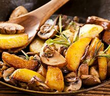Картофель с грибами