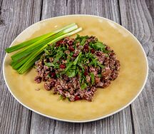 Лобио красное с орехами