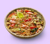 Тяхан с креветкой