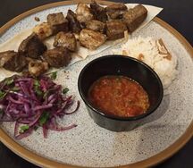 Печень с курдюком