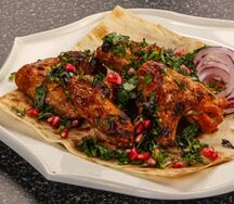 Шашлык из куриных крыльев