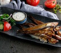 Корюшка горячего копчения