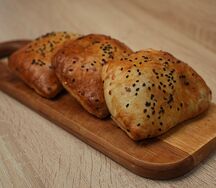 Самса из тандыра с Зеленью