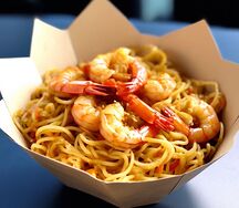 Вок Лапша с морепродуктами
