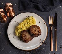Котлеты по-домашнему из курицы с пюре