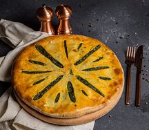 Хачапури с сыром и шпинатом
