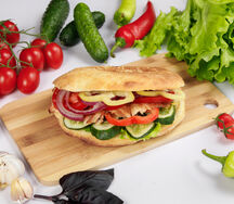 Шаурма в лепешке