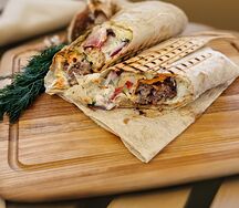 Шаурма с куриным люля-кебабом