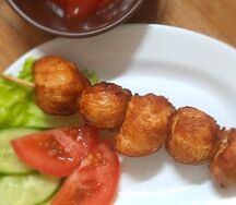 Куриный шашлычок на шпажке