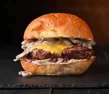 Бургер лесника с грибами Халяль