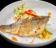 Филе дорадо с фруктовой сальсой