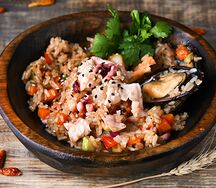 Тяхан с морепродуктами