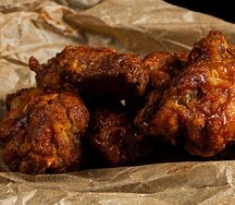 Куриные крылья острые