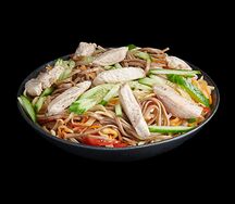 Wok лапша соба с курицей