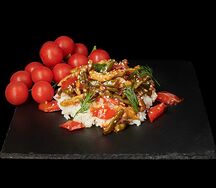 Рис и курица с овощами