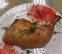 Окорочек куриный запеченый