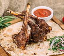 Шашлык из бараньей корейки