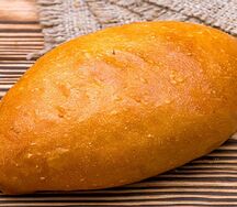 Пирожок печеный с картошкой