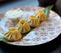 Буузы из свинины и говядины  