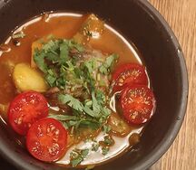 Тушеная баранина с овощами