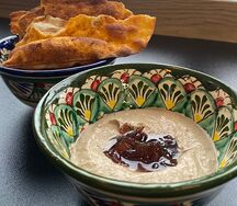 Паштет из куриной печени с луковым мармеладом