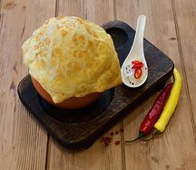 Шурпа с бараньей мякотью 