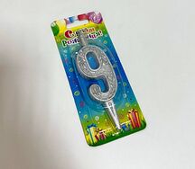 Свечка цифра 9