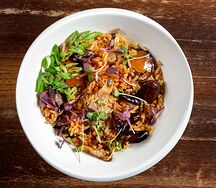 Рис с грибами